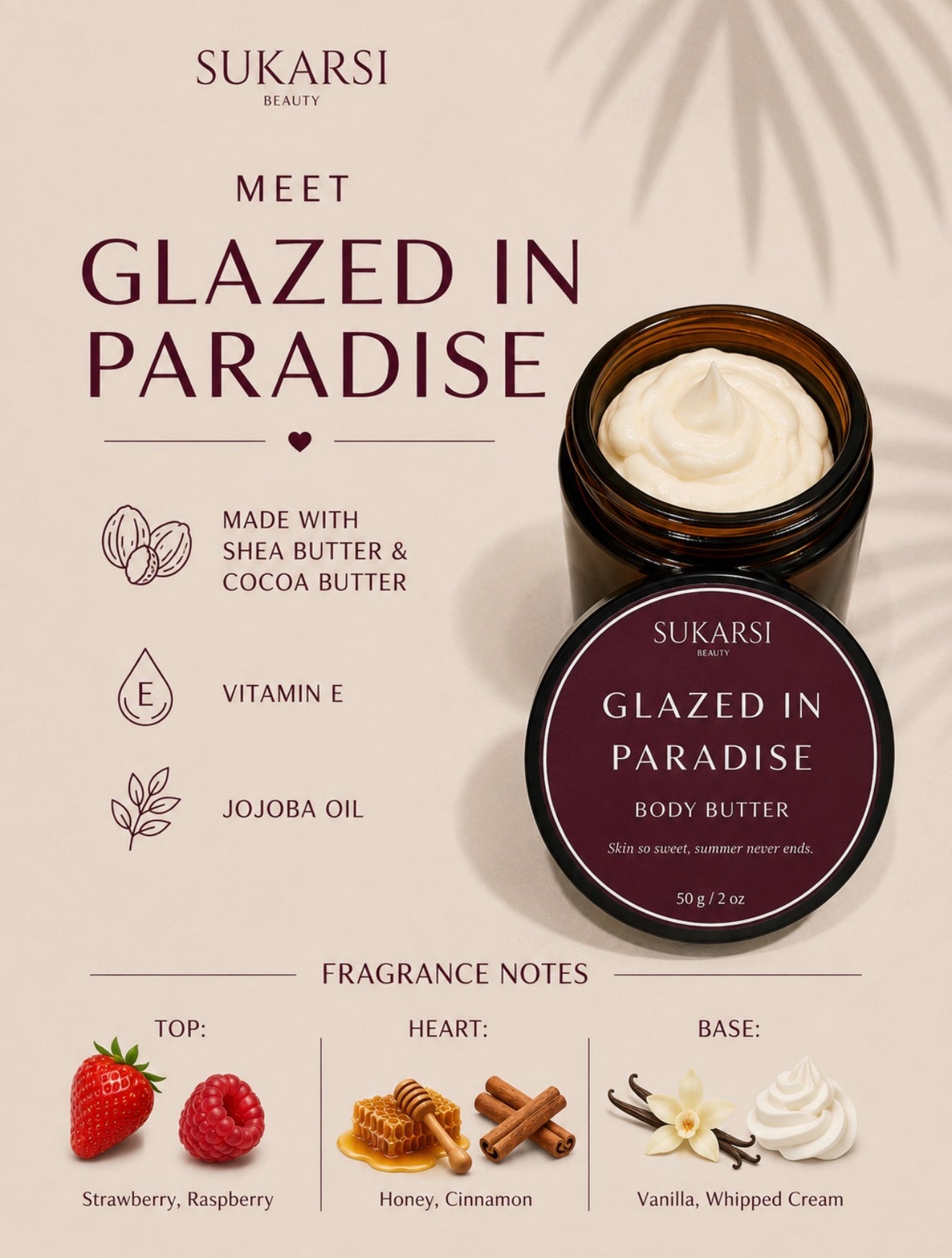 Glazed in Paradise Body Butter
