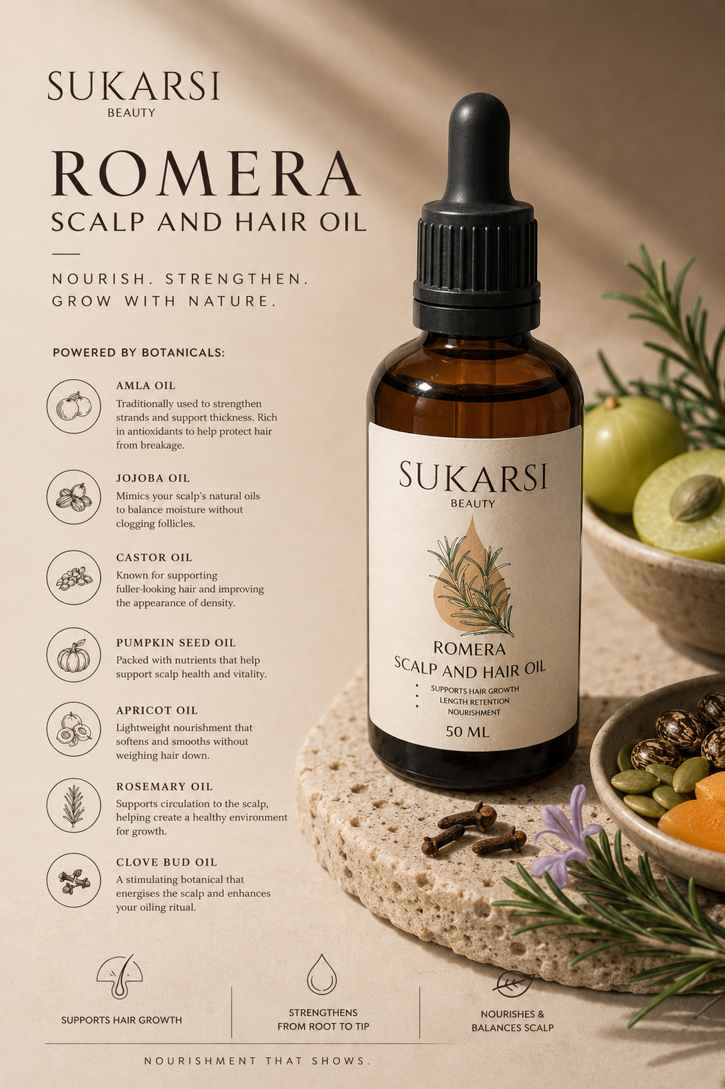 Romera Scalp and Hair Oil 50ML